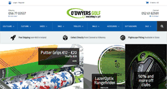 Desktop Screenshot of odwyersgolf.com