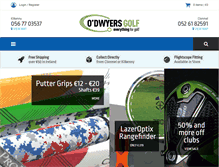 Tablet Screenshot of odwyersgolf.com
